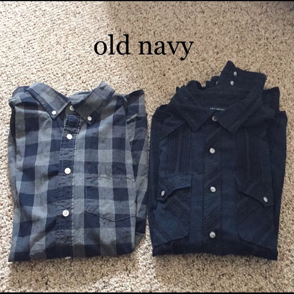 Old Navy Other - 2 Old Navy Men’s Shirts (long sleeve)